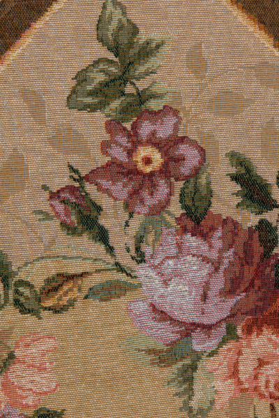 French Floral Roses Small French Tapestry Table Runner