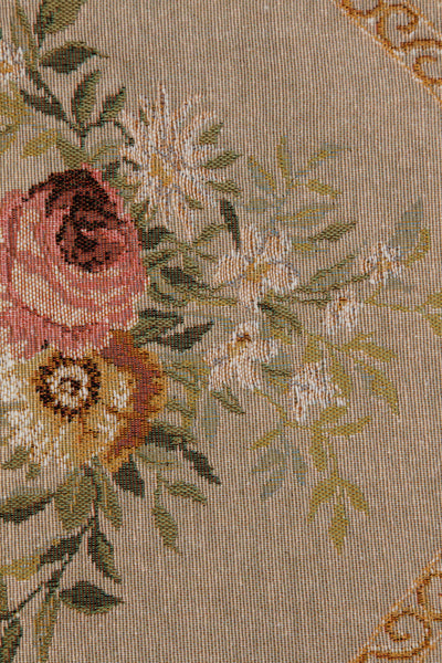 Aubusson Light I Small French Tapestry Table Runner