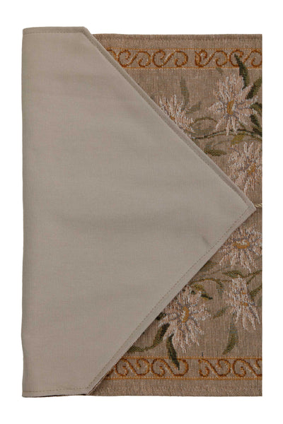 Aubusson Light I Small French Tapestry Table Runner