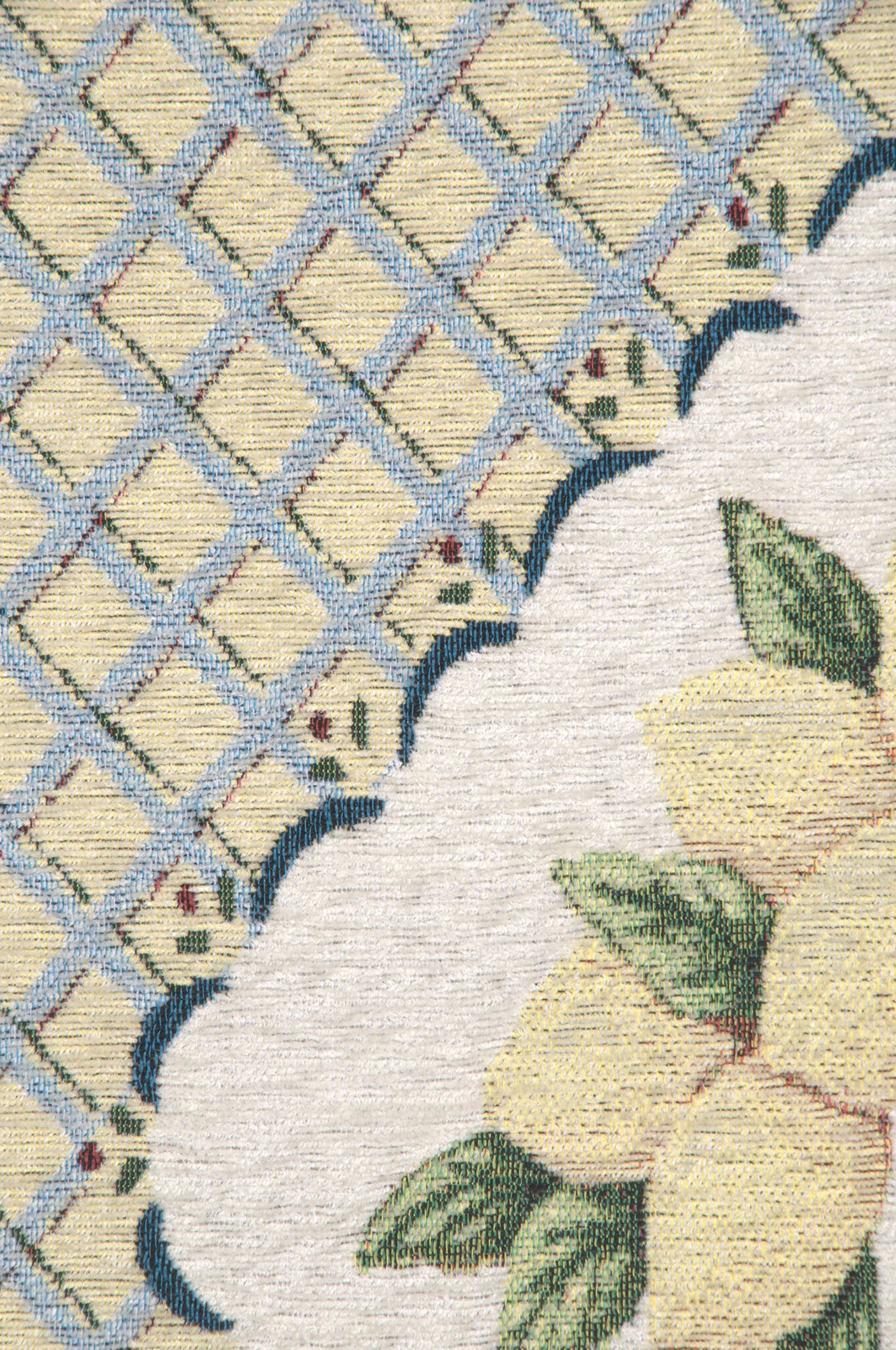 Lemon Delight Chenille Tapestry Bell Pull