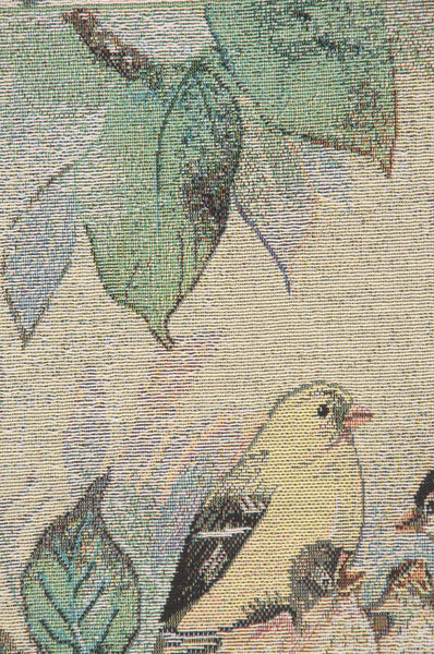 Nature's Harmony Finch Tapestry Banner by Lena Liu