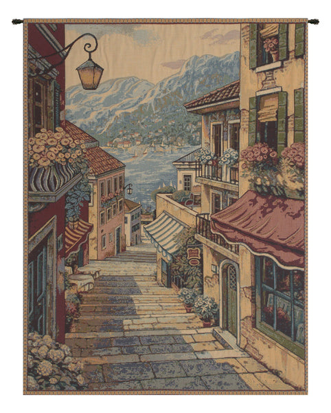 Bellagio Scalinata Italian Tapestry Wall Hanging