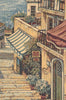 Bellagio Scalinata Italian Tapestry Wall Hanging