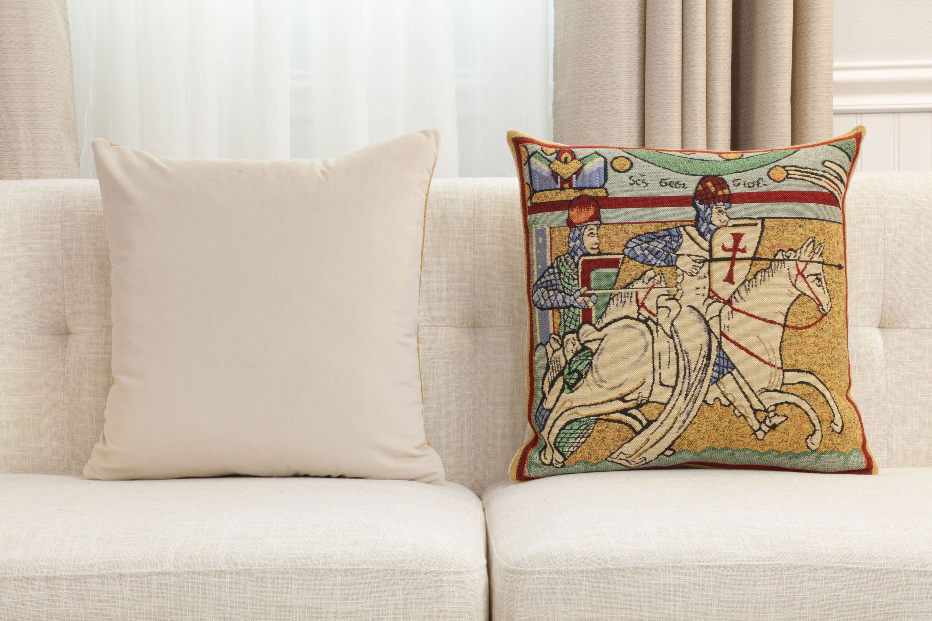 Chevaliers de St. Gregoire I Belgian Cushion Cover