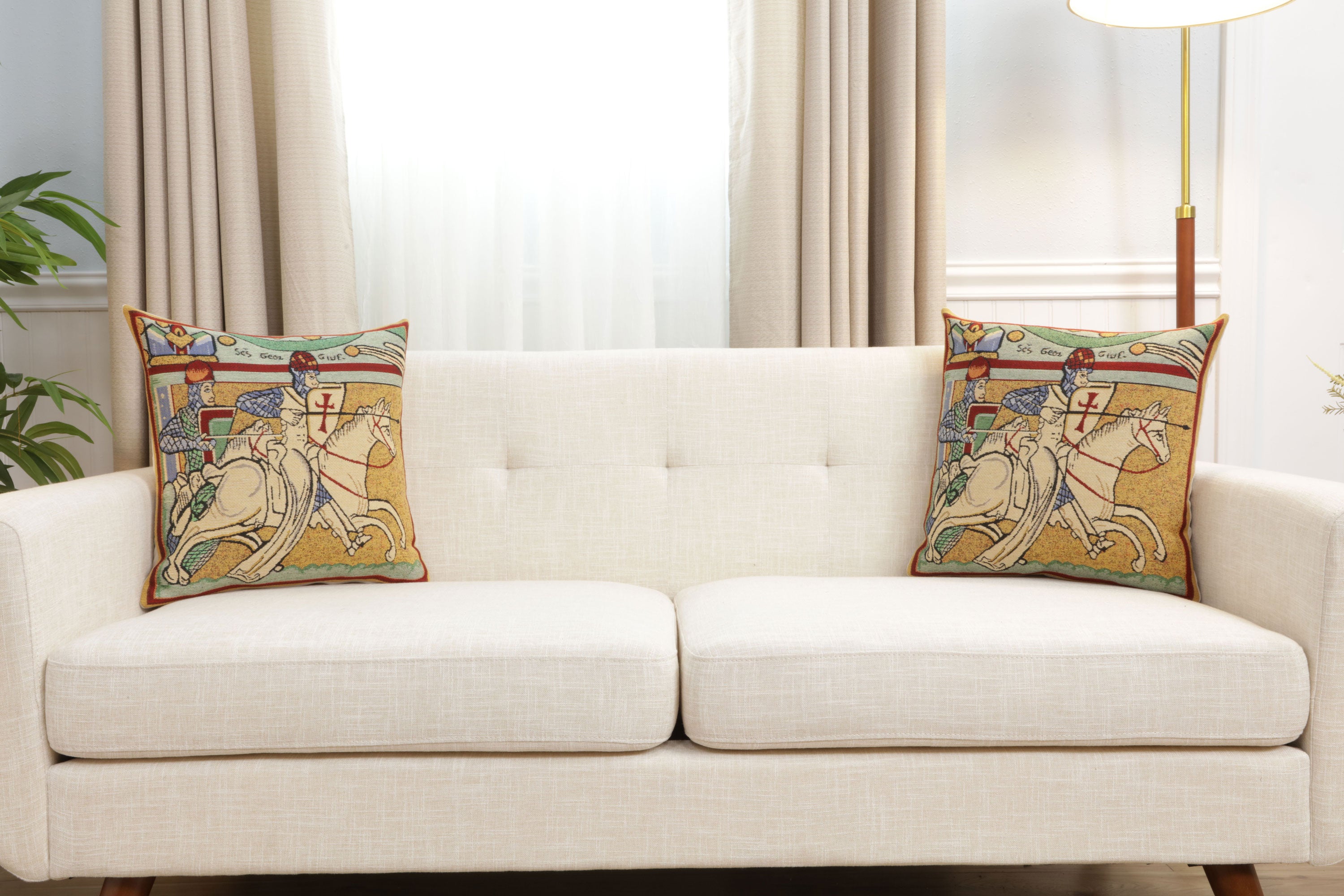 Chevaliers de St. Gregoire I Belgian Cushion Cover