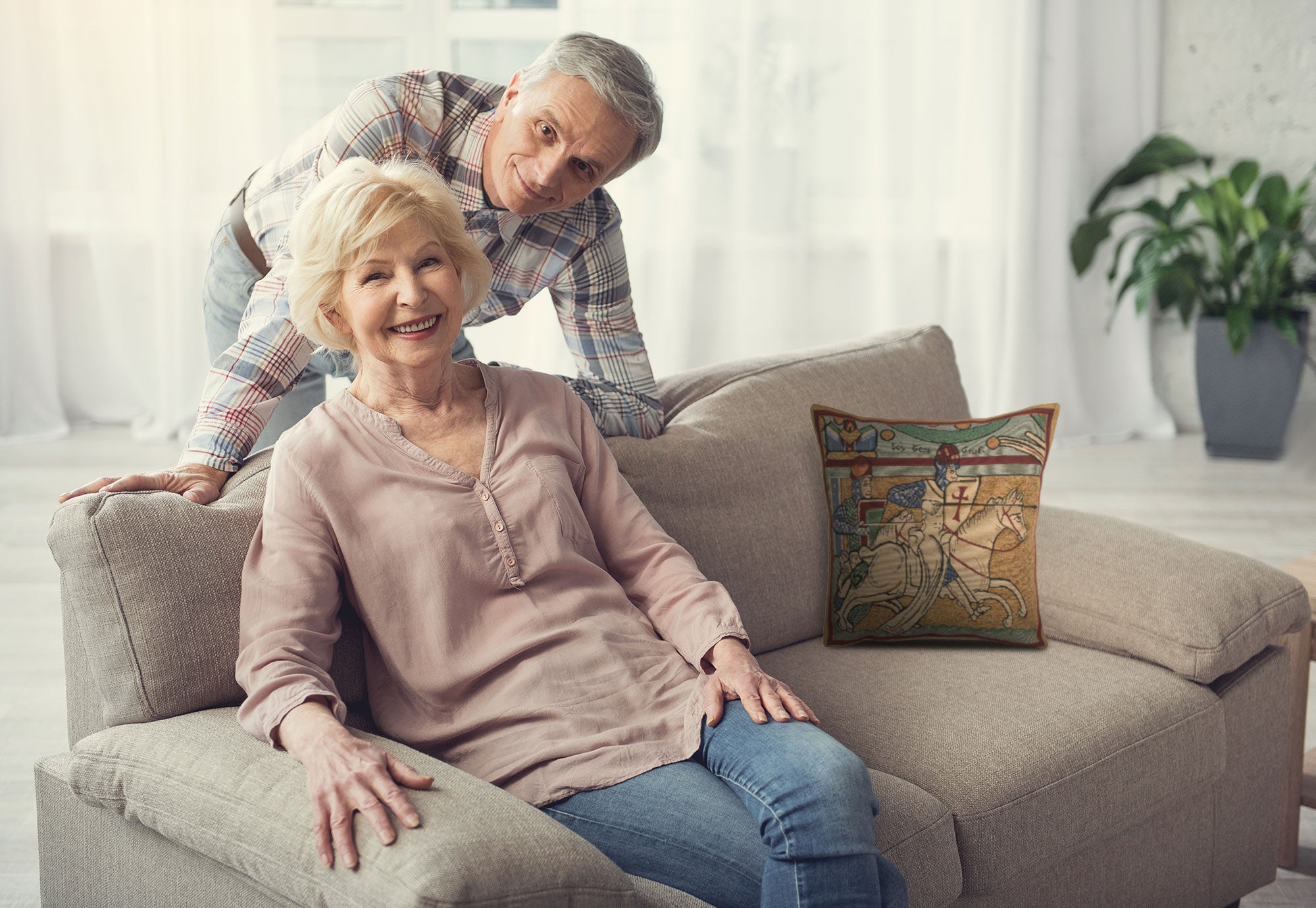 Chevaliers de St. Gregoire I Belgian Cushion Cover