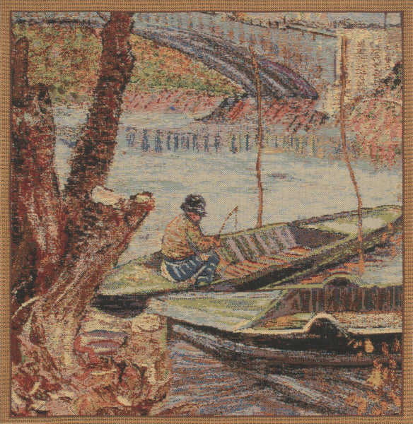 Peche au Printemps Belgian Cushion Cover