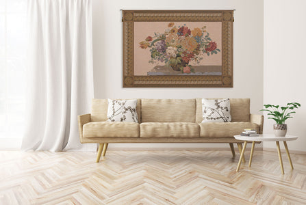 Elegant Masterpiece Beige European Tapestry