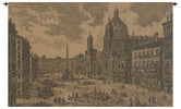 Navona Square II Italian Tapestry Wall Hanging