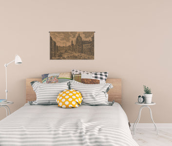 Navona Square II Italian Tapestry Wall Hanging