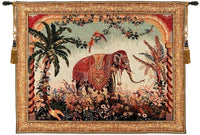 The Elephant Large with Border French Tapestry