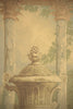 Urn with Columns Brown Small European Tapestry