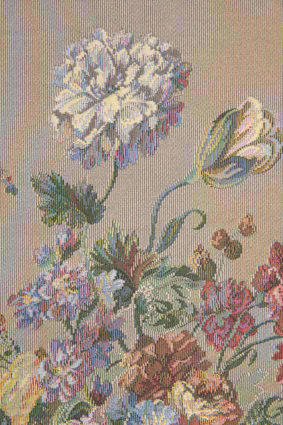 Floral Vase Still Life European Tapestry