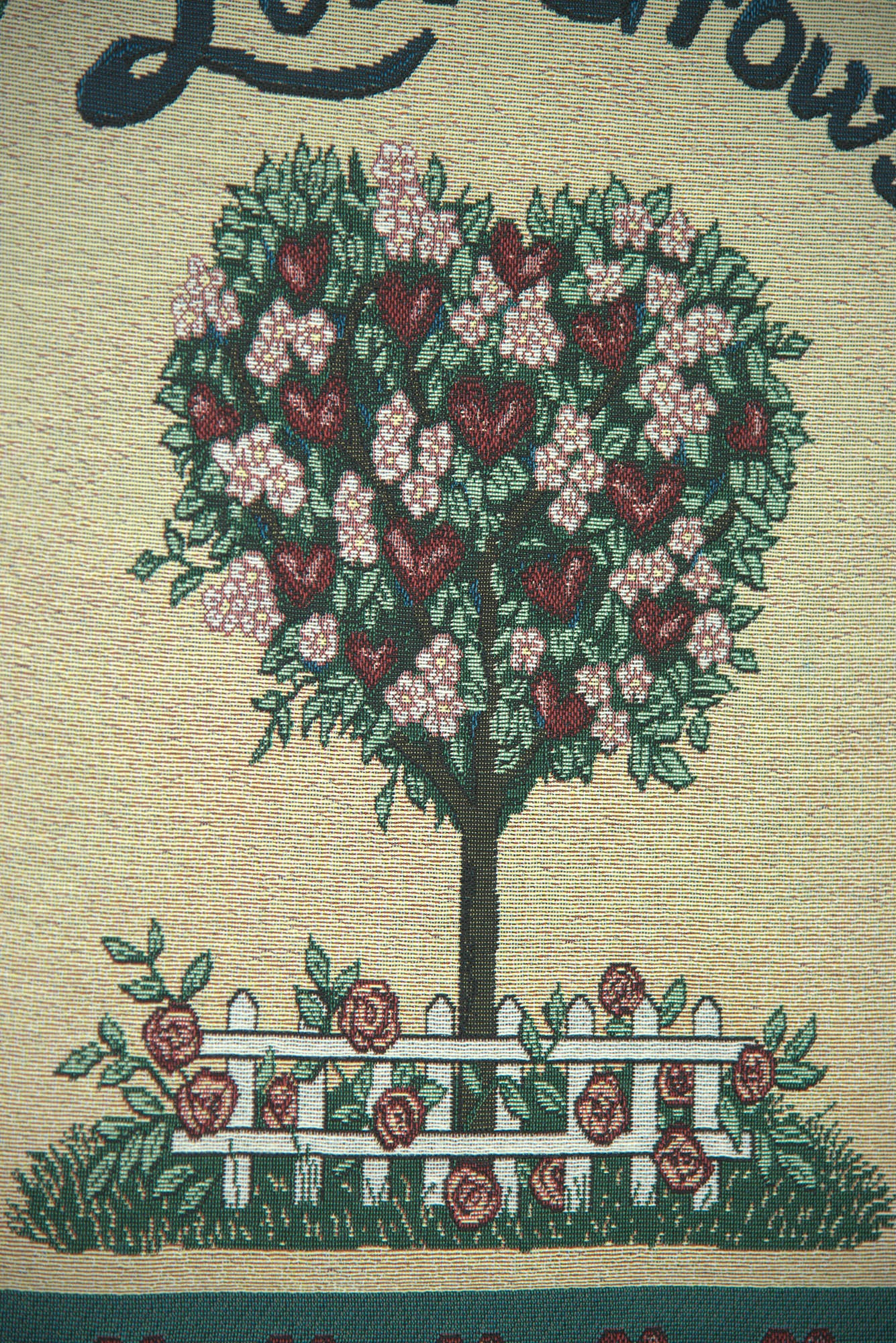 Love Grows Fine Art Tapestry