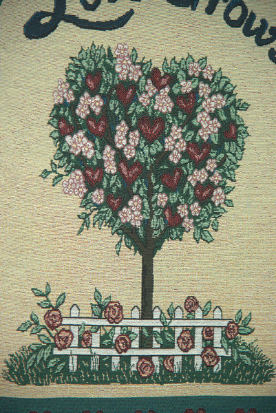 Love Grows Fine Art Tapestry