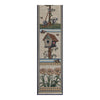 Garden Quilt Beige Tapestry Bell Pull
