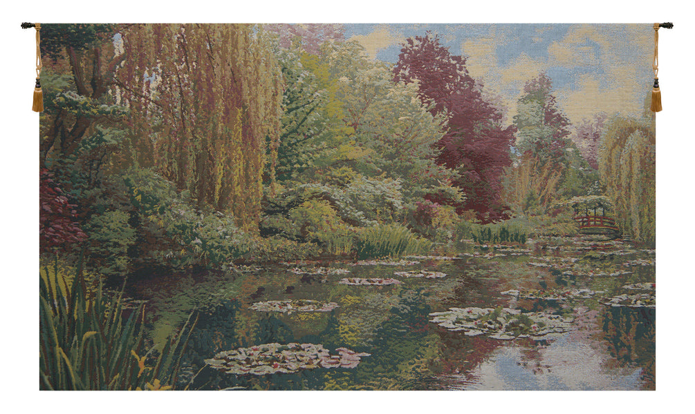 Monet Left Panel No Border Belgian Tapestry Wall Hanging