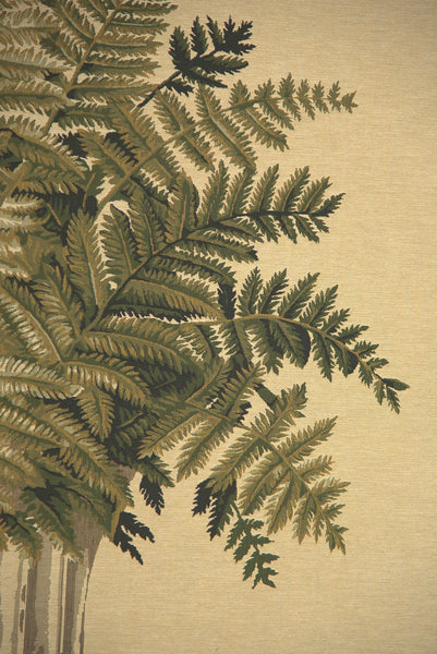 Fern Beige Large European Tapestry