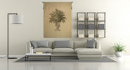 Fern Beige Large European Tapestry