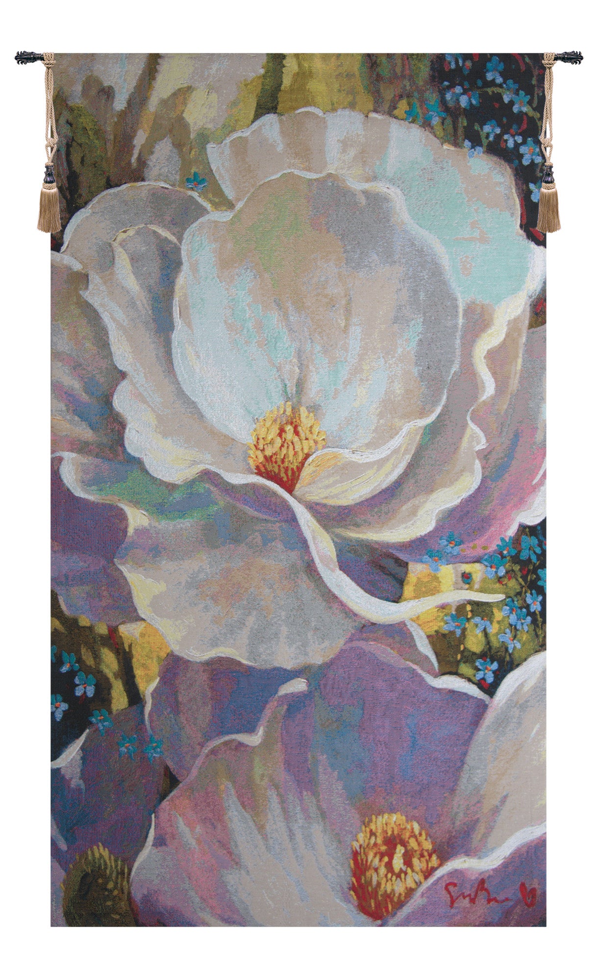 Evening Song Belgian Tapestry Wall Hanging