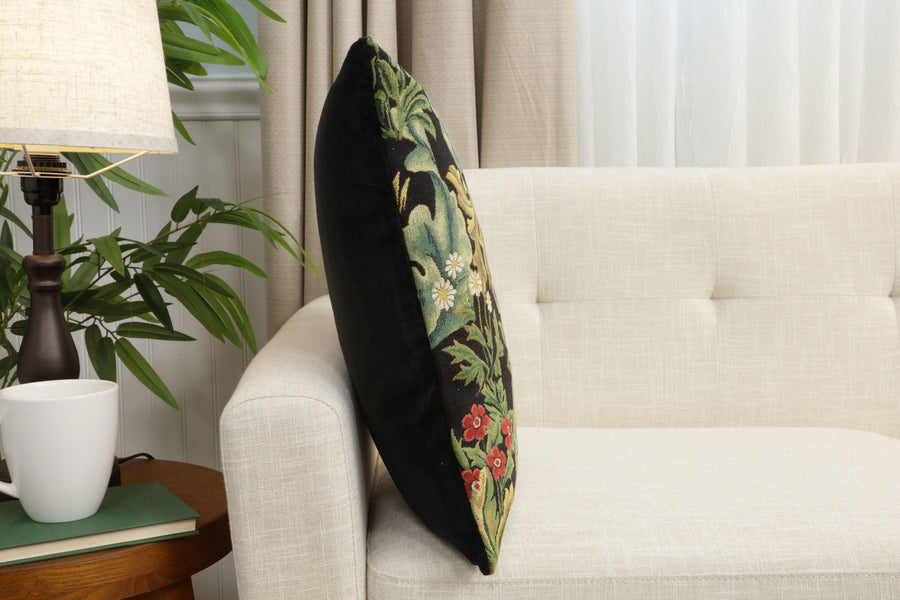 Peacock by William Morris European Cushion Cover