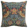 Strawberry Thief A Blue by William Morris European Cushion Cover