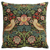 Strawberry Thief A Black by William Morris European Cushion Cover