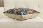 Strawberry Thief B Blue by William Morris European Cushion Cover
