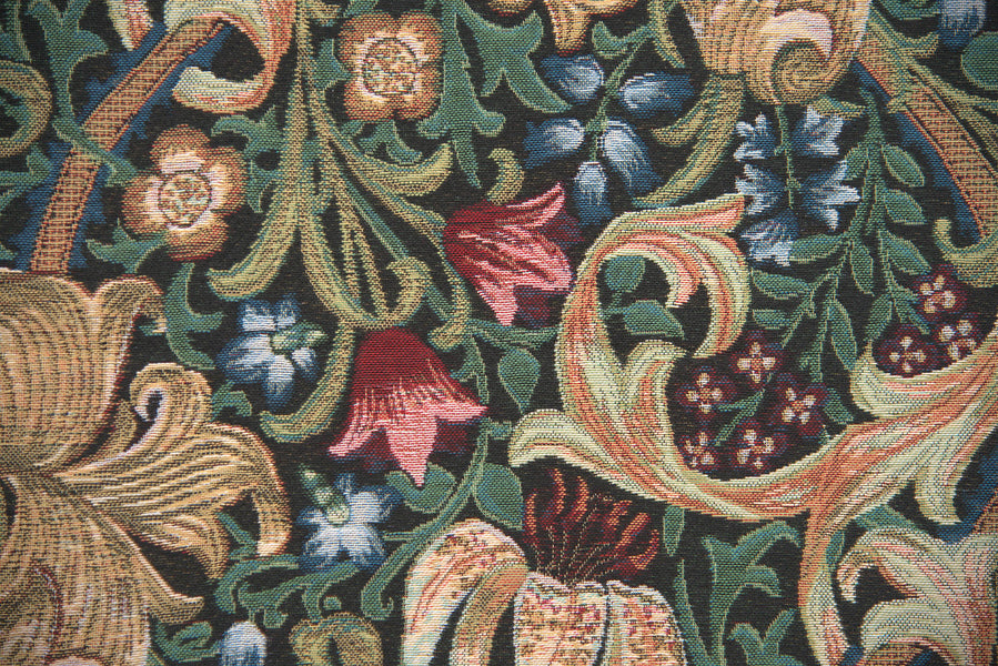 Golden Lily by William Morris European Throw