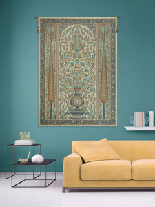 Bright Floral with Urns European Tapestry