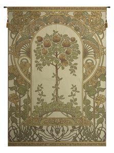 Rose Bush Beige European Tapestry