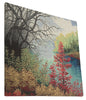 The Autumn River Stretched Wall Tapestry