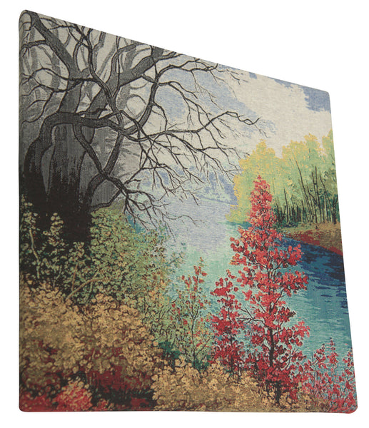 The Autumn River Stretched Wall Tapestry