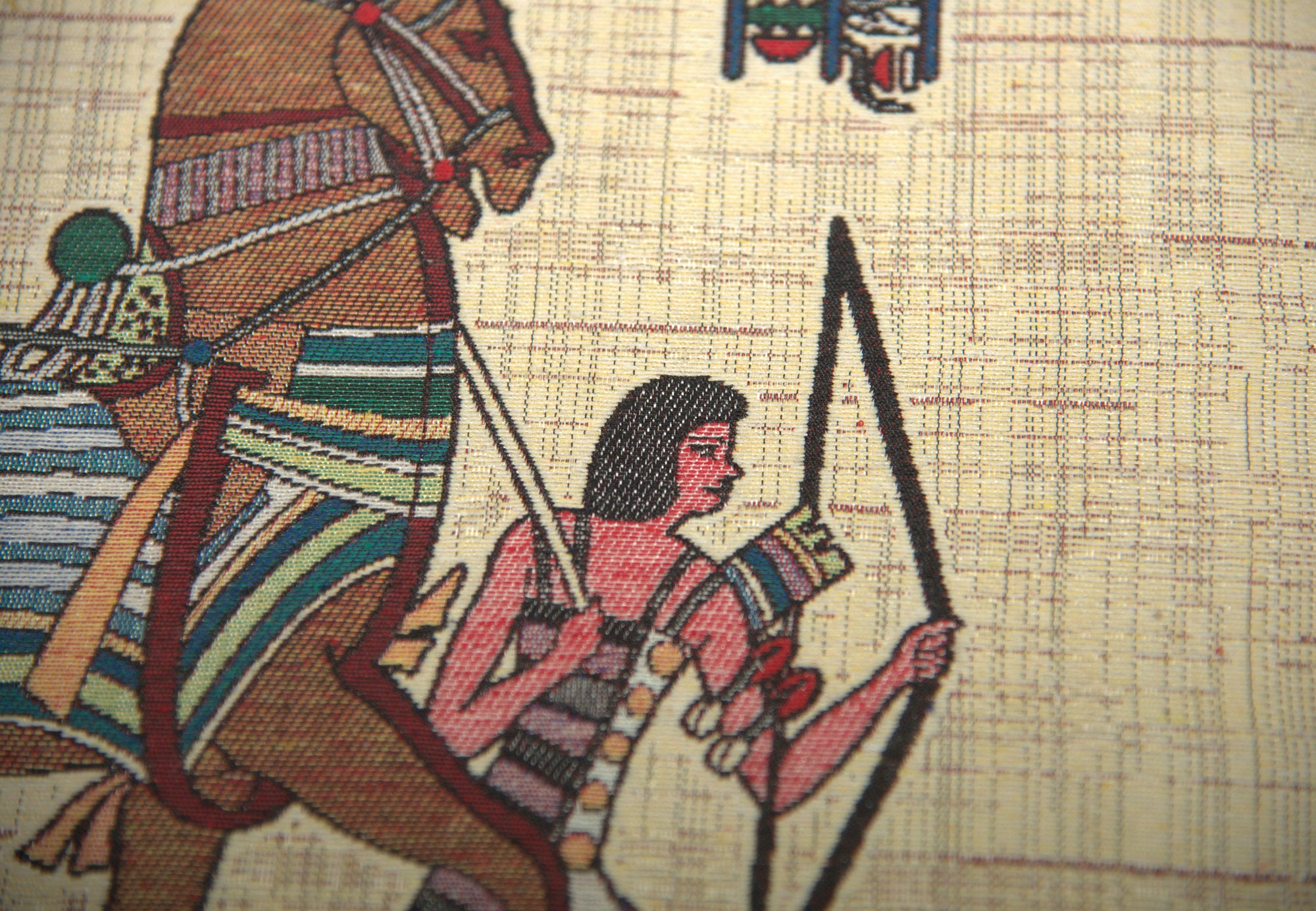 The Off to Battle Stretched Wall Tapestry