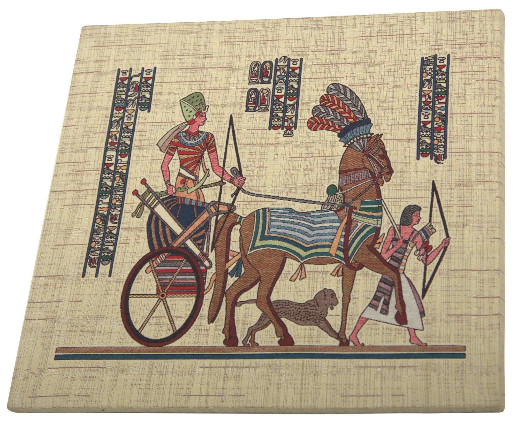 The Off to Battle Stretched Wall Tapestry
