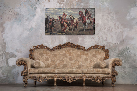 The Smoldering Coals Stretched Wall Tapestry
