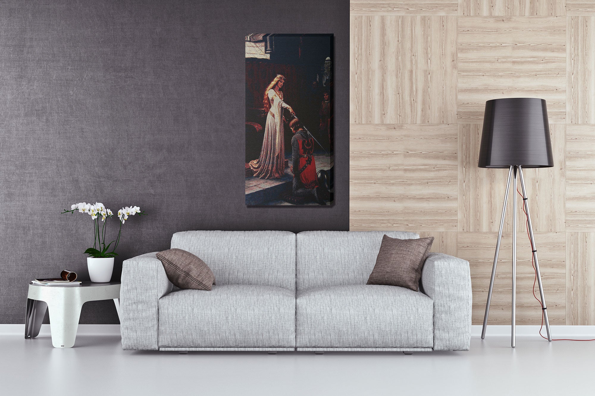 Accolade III without Border Large Stretched Wall Tapestry