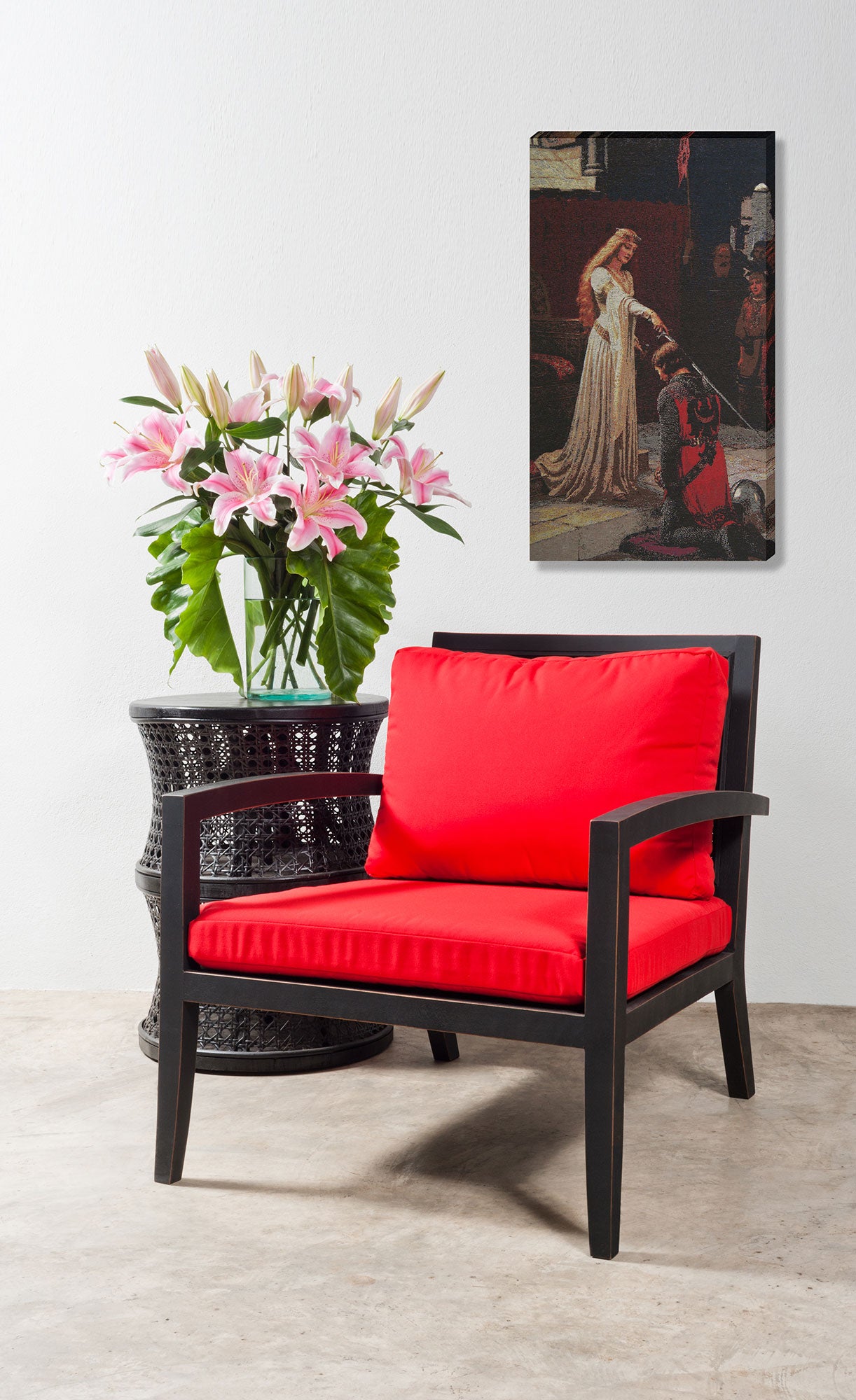 Accolade III without Border Small Stretched Wall Tapestry
