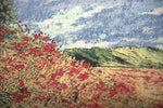 Poppy Fields III Stretched Wall Tapestry