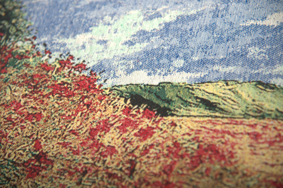 Poppy Fields III Stretched Wall Tapestry