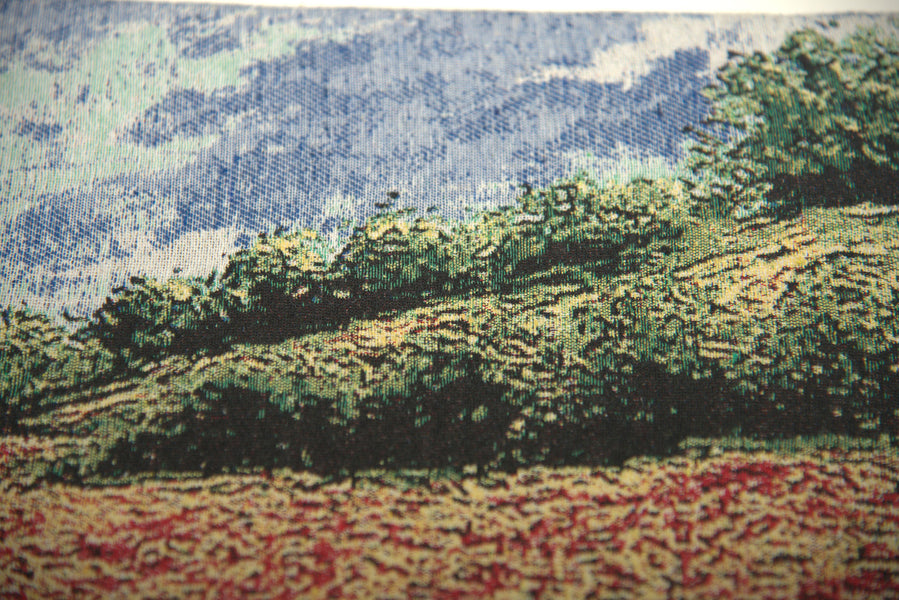 Poppy Fields III Stretched Wall Tapestry