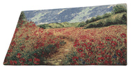 Poppy Fields III Stretched Wall Tapestry