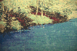 River Place Stretched Wall Tapestry