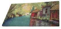 River Place Stretched Wall Tapestry