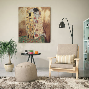 The Kiss V Stretched Wall Tapestry