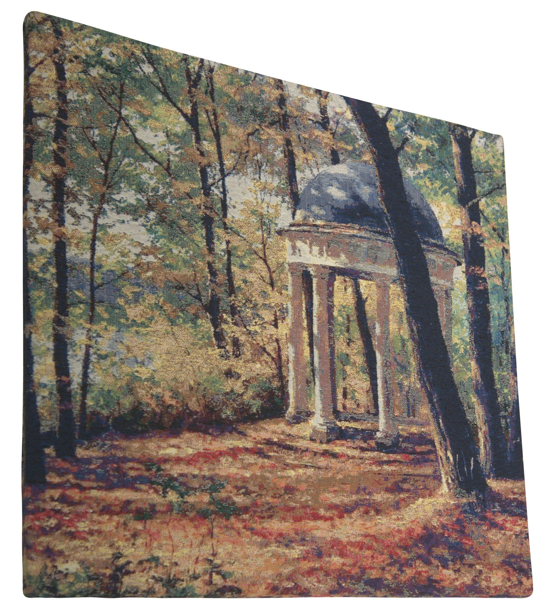 Gazebo in The Park Stretched Wall Tapestry