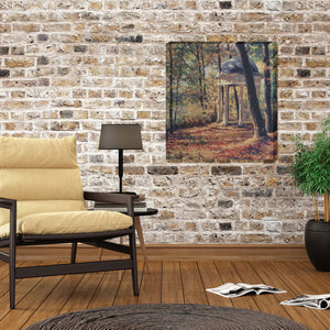 Gazebo in The Park Stretched Wall Tapestry