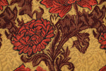Chrysanthemum Bordo Belgian Cushion Cover