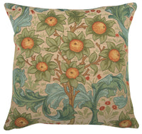 Orange Tree w/Arabesques Light French Tapestry Cushion by William Morris