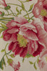 Peonies White French Tapestry Table Runner